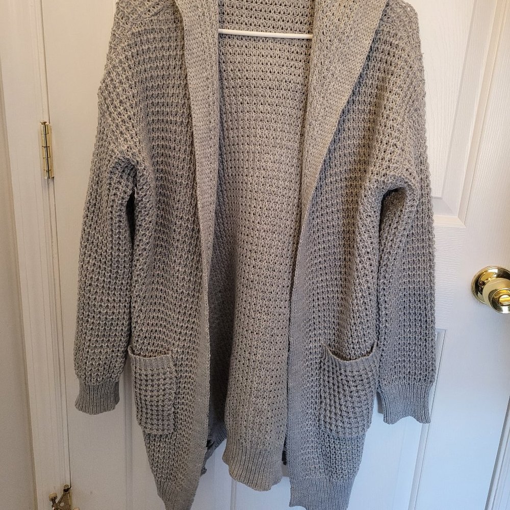 New XL grey cardigan